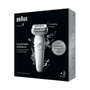 Braun Silk-epil 9-011 3D Depiladora Eléctrica 40 Pinzas MicroGrip para Pelo de 0.5 mm con Cabeza Flotante, Función de Masaje, Impermeable, Incluye Cargador y Funda