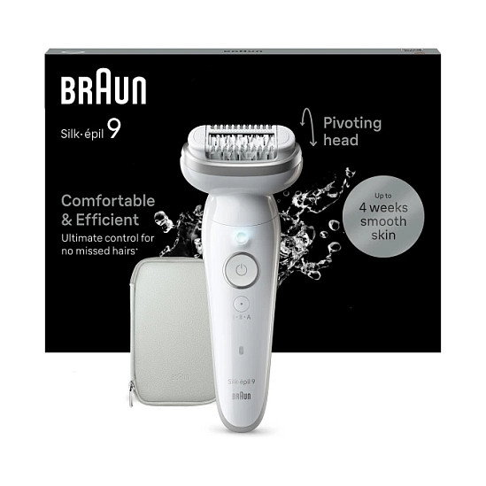 Braun Silk-epil 9-011 3D Depiladora Eléctrica 40 Pinzas MicroGrip para Pelo de 0.5 mm con Cabeza Flotante, Función de Masaje, Impermeable, Incluye Cargador y Funda Braun Silk-epil 9-011 3D Depiladora Eléctrica 40 Pinzas MicroGrip para Pelo de 0.5 mm con Cabeza Flotante, Función de Masaje, Impermeable, Incluye Cargador y Funda