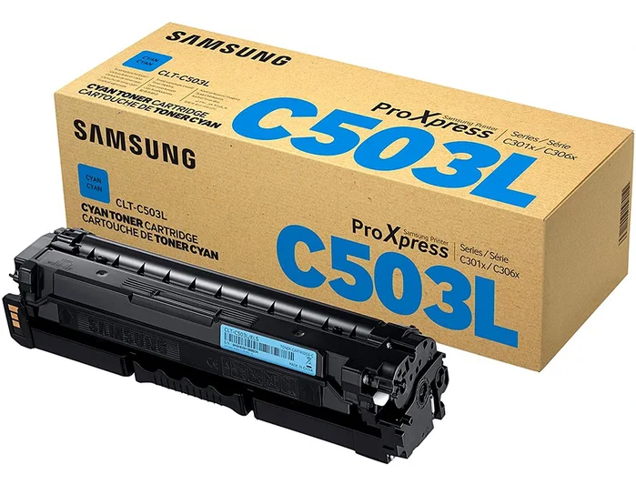 HP Samsung Cartucho de Tóner Cian CLT-C503L / SU014A Standard