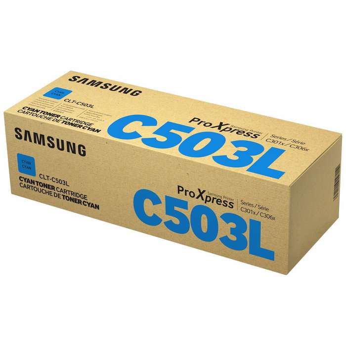 HP Samsung Cartucho de Tóner Cian CLT-C503L / SU014A Standard
