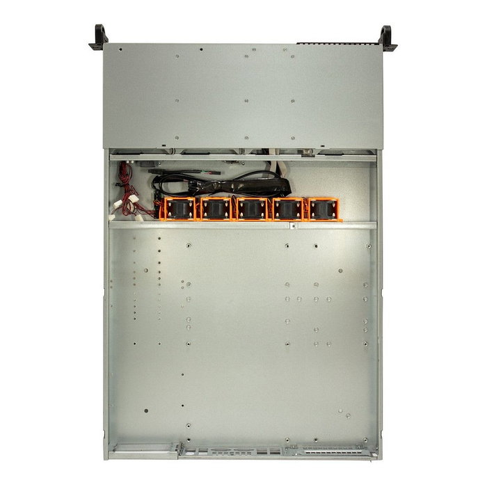 Inter-Tech IPC 1U-1404, Chasis Rack Servidor 1U de 48.3 cm (19") Negro para ATX, EATX, con 4 Bahías 3.5", 7 Bahías 2.5", 1x USB 3.2 Gen 1