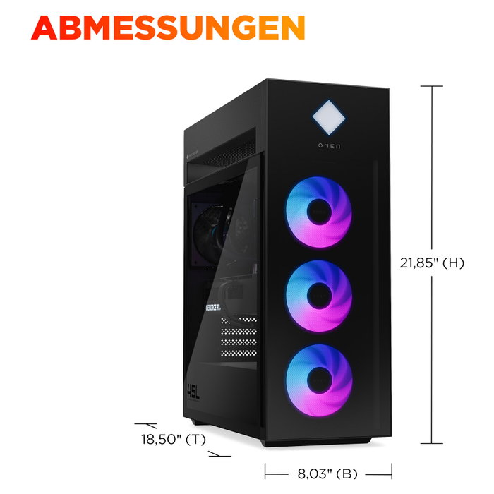 HP OMEN 45L GT22-3475ng Gaming PC Core Ultra 9 285K 64GB RAM 2TB SSD RTX 5080 Windows 11 Home HP OMEN 45L GT22-3475ng Gaming PC Core Ultra 9 285K 64GB RAM 2TB SSD RTX 5080 Windows 11 Home