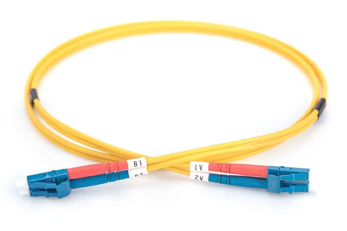 Digitus Cable de fibra óptica LC a LC dúplex OS2 de 1 m, Amarillo