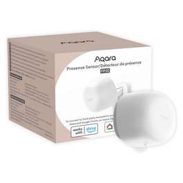 Aqara PS-S03D Sensor de Movimiento Zigbee FP1E, Detector PIR Techo/Pared 120 Grados para Interior, Blanco, Inalámbrico