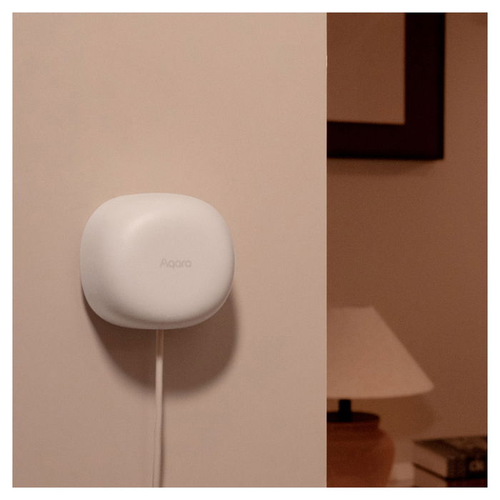 Aqara PS-S03D Sensor de Movimiento Zigbee FP1E, Detector PIR Techo/Pared 120 Grados para Interior, Blanco, Inalámbrico