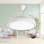 AVANT Ventilador de Techo 42 Pulgadas Retráctil, 30W Motor y 36W LED, Control por App