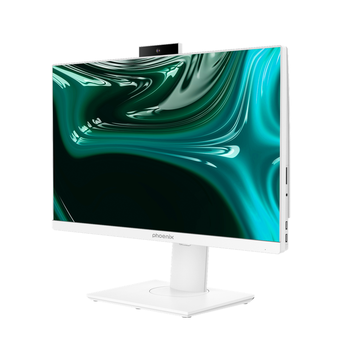 Phoenix Unity V Cam All in One Ordenador PC 23.8" Full HD IPS - Procesador Intel Core i5-14400, 16GB RAM DDR5, SSD 500GB NVMe, Windows 11 Home, Blanco Phoenix Unity V Cam All in One Ordenador PC 23.8" Full HD IPS - Procesador Intel Core i5-14400, 16GB RAM DDR5, SSD 500GB NVMe, Windows 11 Home, Blanco