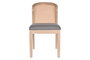 DKD Home Decor Silla de Abeto y Poliéster Gris Oscuro