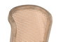 DKD Home Decor Silla de Abeto y Poliéster Gris Oscuro