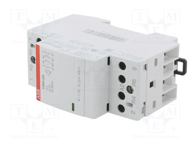 ABB ESB 4-polar de instalación 25A 24VAC/24VDC
