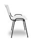Silla Iso de PVC color Blanco. Sin brazos