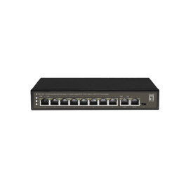 LevelOne FGP-1031 Switch PoE de 10 Puertos (8x FE, 2x GE, 120W)