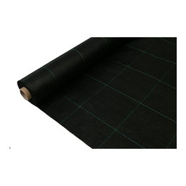 Faura Malla Anti-Hierba Negra 100 g/m², 1 x 100 m - Protección Anti-UV, Tela Geotextil para Jardín