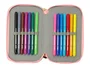 Safta Estuche Mr. Wonderful Comic Triple Cremallera con 37 Piezas