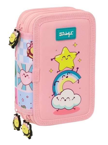 Safta Plumier Triple Mr. Wonderful Comic con 37 Piezas Safta Plumier Triple Mr. Wonderful Comic con 37 Piezas
