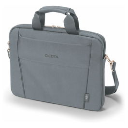 DICOTA Maletín Slim Case Base para portátiles de 11-12.5" (31.8 cm) Gris, Fabricado con Materiales Reciclados