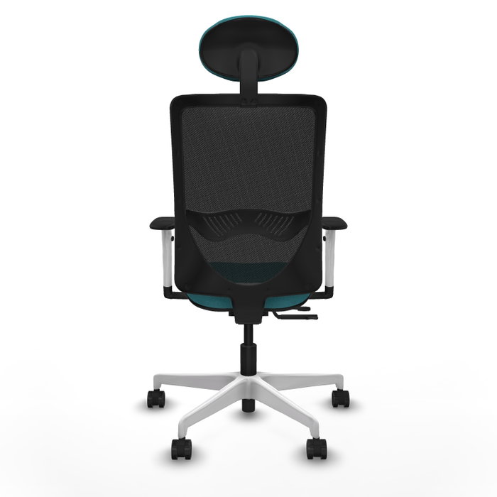 PIQUERAS Y CRESPO Silla de oficina Zulema Turquesa y Negro con Mecanismo Sincro/Traslack PIQUERAS Y CRESPO Silla de oficina Zulema Turquesa y Negro con Mecanismo Sincro/Traslack