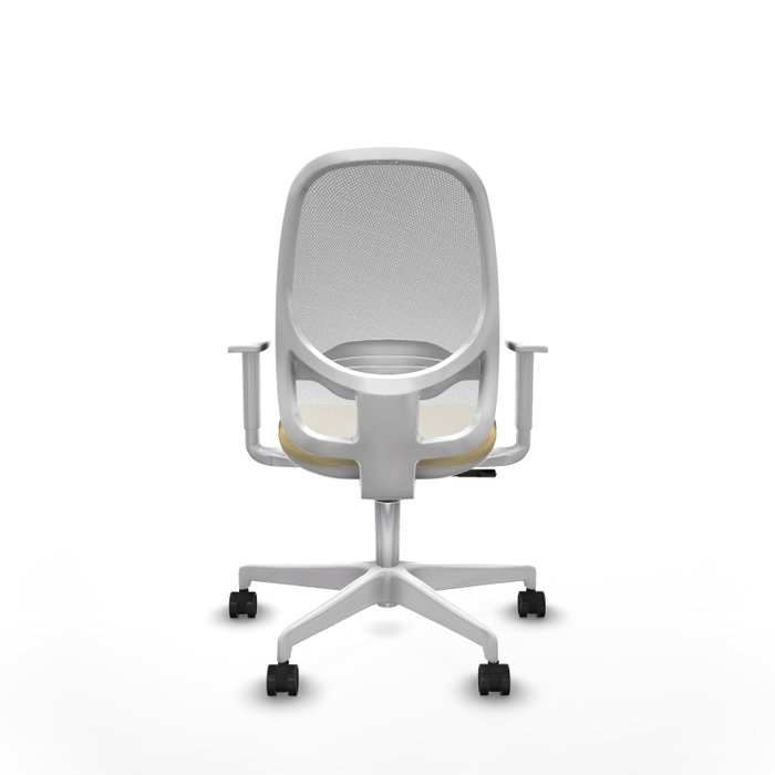 PIQUERAS Y CRESPO Silla de oficina Cilanco con mecanismo Sincro, Crema y Blanco PIQUERAS Y CRESPO Silla de oficina Cilanco con mecanismo Sincro, Crema y Blanco