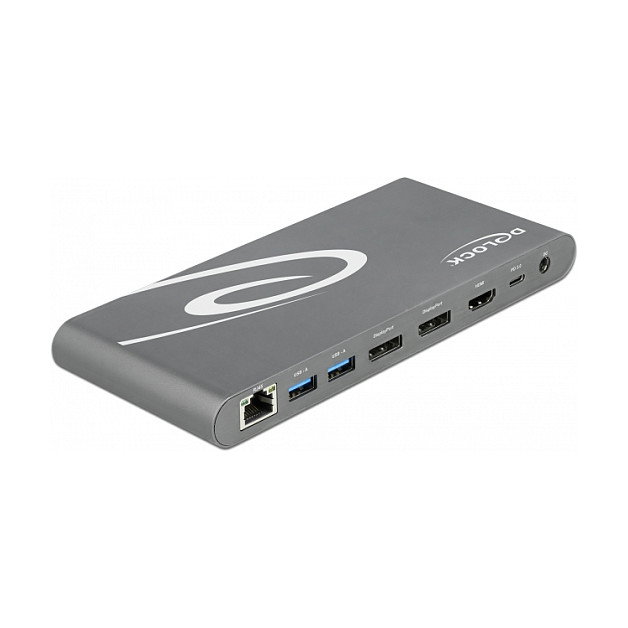 DeLOCK Estación de acoplamiento USB Type-C™ Triple 4K Display 87772