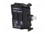 Eaton M22-LED230-G Luminaria LED Negra para Caja Eléctrica