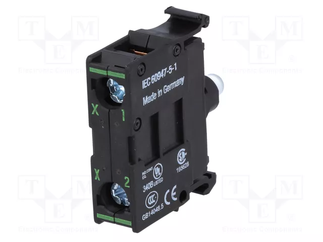 Eaton M22-LED230-G Luminaria LED Negra para Caja Eléctrica