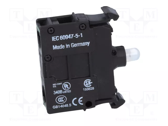 Eaton M22-LED230-G Luminaria LED Negra para Caja Eléctrica