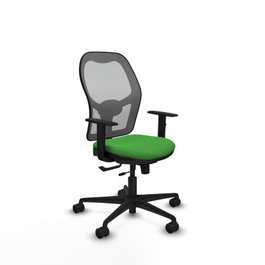 PIQUERAS Y CRESPO Silla de oficina Jorquera Sincro/Traslack Verde y Gris