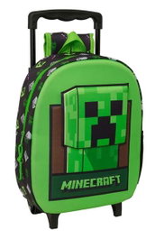 Safta Mochila Trolley 3D Minecraft con Ruedas