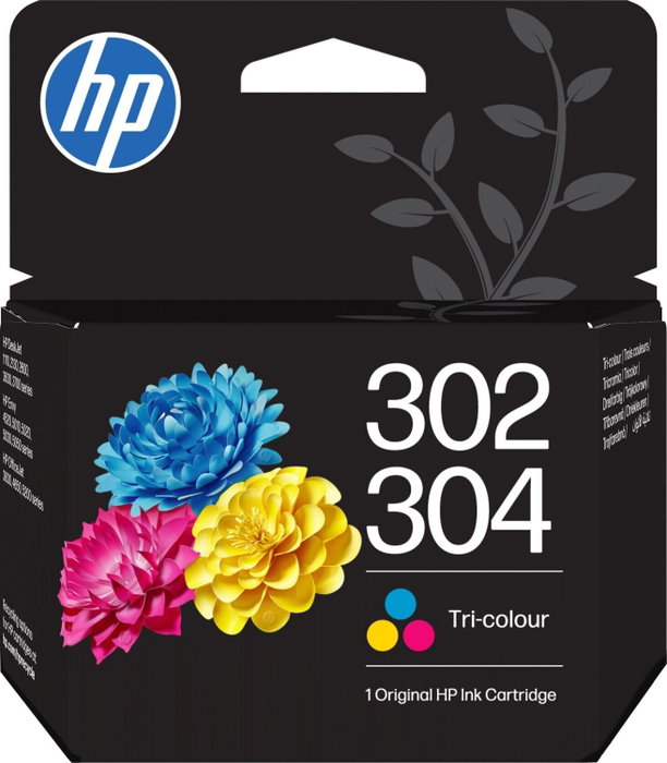 HP Cartucho de Tinta Original 302/304 Tricolor HP Cartucho de Tinta Original 302/304 Tricolor