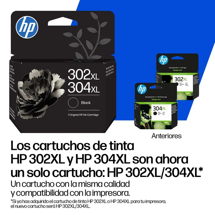 HP Cartucho de Tinta Original 302/304 Tricolor HP Cartucho de Tinta Original 302/304 Tricolor