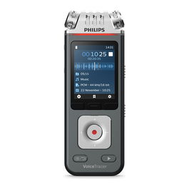 Philips DVT8115 VoiceTracer - Grabadora de Voz Digital, 50-20000 Hz, Negro/Gris, USB, Windows/macOS/Linux