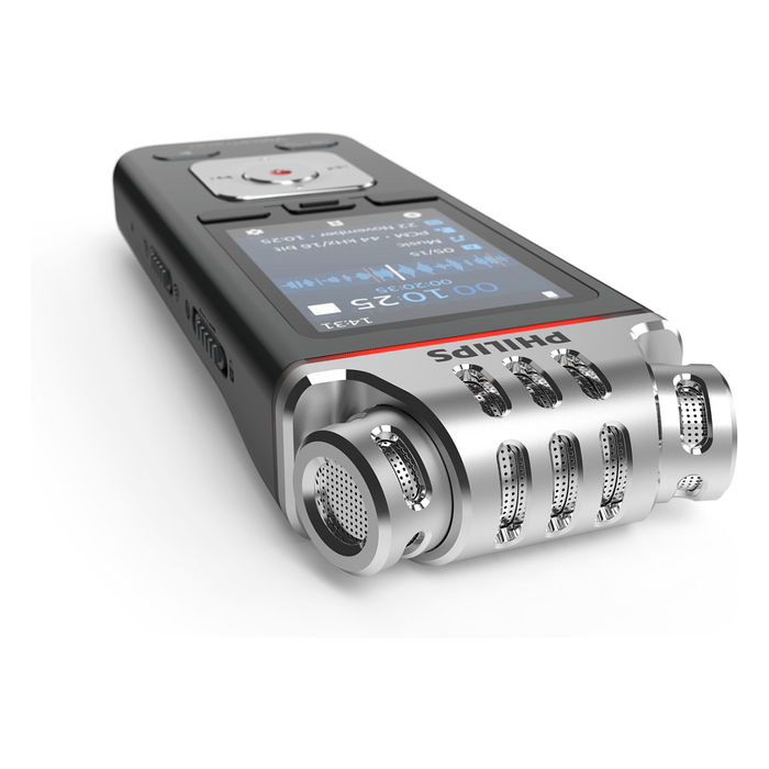 Philips DVT8115 VoiceTracer - Grabadora de Voz Digital, 50-20000 Hz, Negro/Gris, USB, Windows/macOS/Linux Philips DVT8115 VoiceTracer - Grabadora de Voz Digital, 50-20000 Hz, Negro/Gris, USB, Windows/macOS/Linux