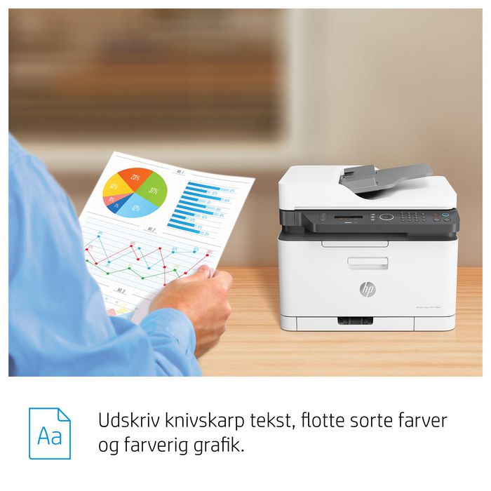 HP Color Laser MFP 179fnw Impresora Multifunción Láser Color Imprime Escanea Copia Fax