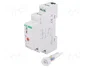 F&F Interruptor de crepúsculo para raíl DIN 230VAC 16A
