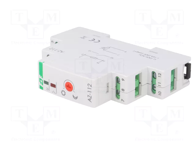 F&F Interruptor de crepúsculo para raíl DIN 230VAC 16A