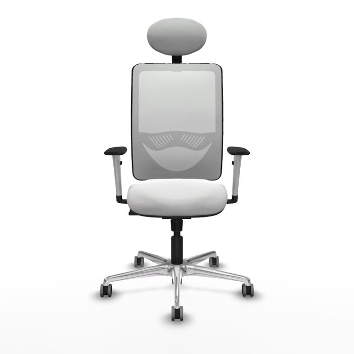 PIQUERAS Y CRESPO Silla de oficina Zulema Blanca con Mecanismo Sincro