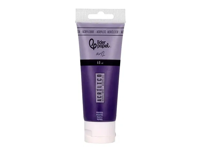 Liderpapel Pintura acrílica 60 ml color Púrpura