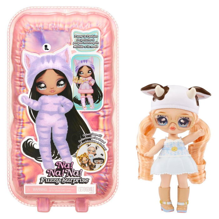 MGA 591894 Muñeca Na!Nana! Surprise Fuzzy Cora Cowgirl Serie 1: Moda Peluda con Sorpresas Coleccionable