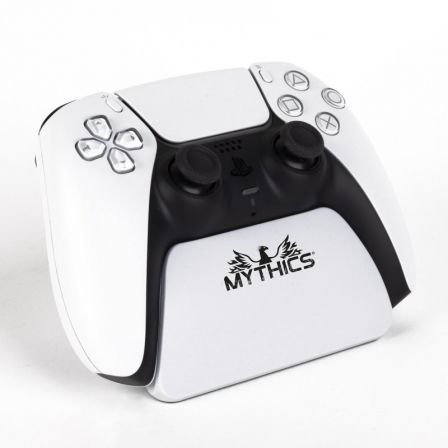 Soporte para Mando PS5 Konix Mythics Controller Stand/ Blanco Soporte para Mando PS5 Konix Mythics Controller Stand/ Blanco