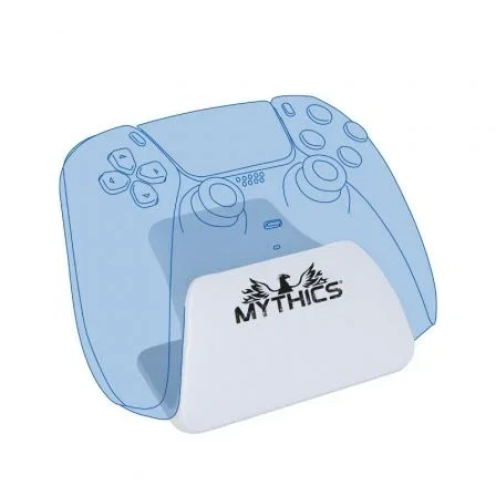 Soporte para Mando PS5 Konix Mythics Controller Stand/ Blanco Soporte para Mando PS5 Konix Mythics Controller Stand/ Blanco