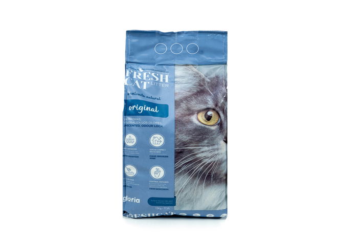 Gloria Fresh Cat Litter Arena Bentonita Premium Original Arena Aglomerante 15 kg