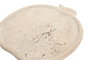 DKD Home Decor Centro de Mesa de Mármol con Frutas, Beige, 2 Unidades