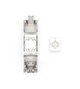 WP WPC-KEY-6ASP-TL Conector RJ45 Metálico Blanco