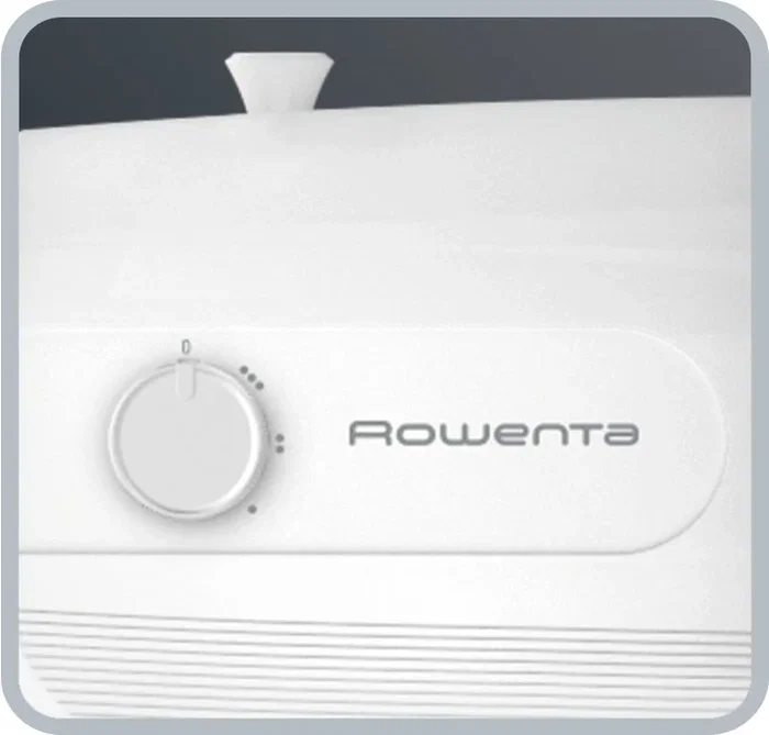 Rowenta Essential VU4410F0 Ventilador de Piso Silencioso Blanco, 40 cm, 3300 m³/h, 3 Velocidades, Ajuste de Altura