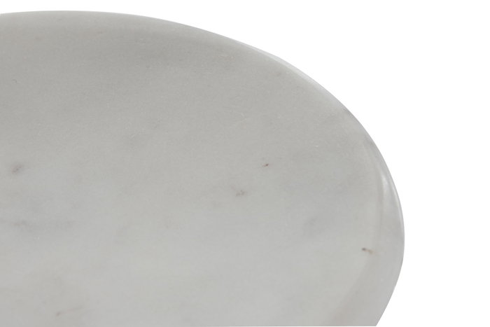 DKD Home Decor Bandeja Vacia Bolsillos Mármol 15x15x1,5 Natural