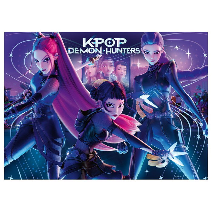 RAVENSBURGER Puzzle KPop Demon Hunters 4x100pzs
