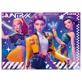 RAVENSBURGER Puzzle KPop Demon Hunters 4x100pzs