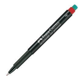 Faber-Castell Rotulador permanente Multimark rojo 0,6 mm