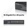 Zyxel GS1100-16 Switch de red de 16 puertos Gigabit Ethernet