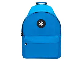 Antartik Mochila Azul con Asas Acolchadas, Bolsillos con Cremallera, Compartimento para Portátil y Dimensiones 310x160x410 mm
